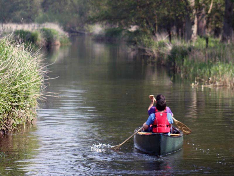 Thorpe Woodlands canoeing